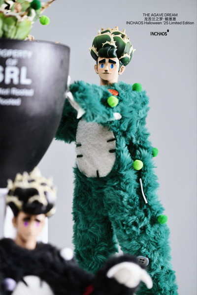INCHAOS THE AGAVE DREAM クジラちゃん 1/6スケール可動フィギュア（グリーン＆ブラック 2体セット）