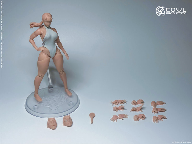 COWL PRODUCTION CP00 鬼 1/12スケール 可動フィギュア（メイク無し）のサムネイル画像