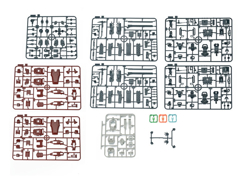 SHEIK MAINLAND ULTRA ACTION TROOPERシリーズ 轟魔（ごうま） 1/144スケール プラスチックモデルキット（レッド）
