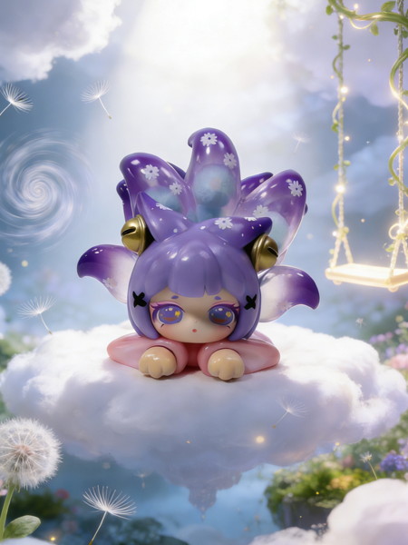 002_CHUANG WEI LAI 九尾の狐との出会いシリーズ トレーディングフィギュア（1BOX=8個入）