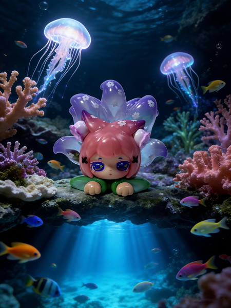 002_CHUANG WEI LAI 九尾の狐との出会いシリーズ トレーディングフィギュア（1BOX=8個入）