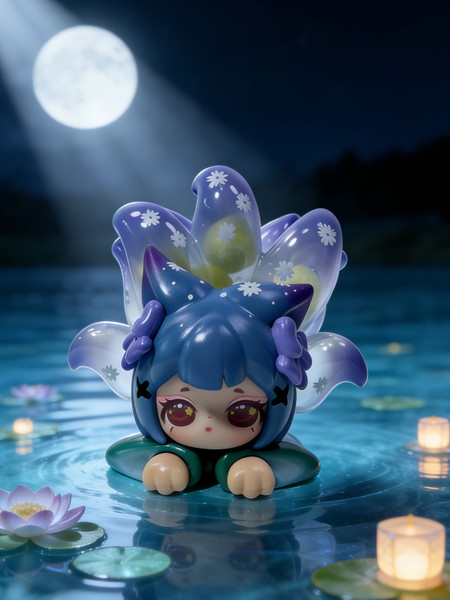 002_CHUANG WEI LAI 九尾の狐との出会いシリーズ トレーディングフィギュア（1BOX=8個入）