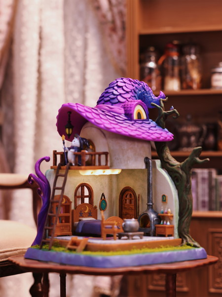 ZHENMU 魔女の部屋 1/64スケールミニチュア