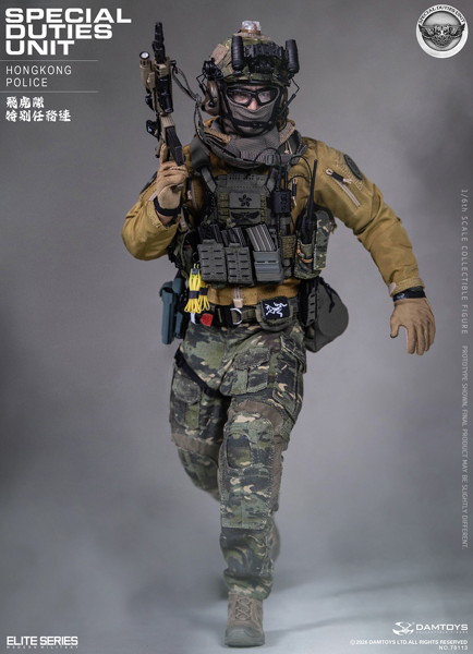 ダムトイ 1/6 香港警察SDU（スペシャル・デューティーズ・ユニット）アクションフィギュア