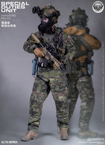 ダムトイ 1/6 香港警察SDU（スペシャル・デューティーズ・ユニット）アクションフィギュア