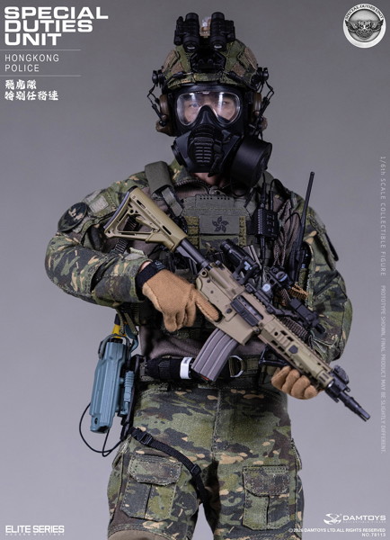 ダムトイ 1/6 香港警察SDU（スペシャル・デューティーズ・ユニット）アクションフィギュア