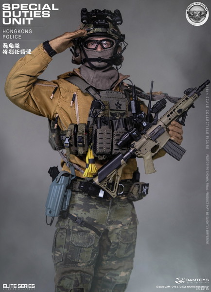 ダムトイ 1/6 香港警察SDU（スペシャル・デューティーズ・ユニット）アクションフィギュア