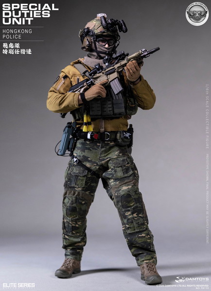 ダムトイ 1/6 香港警察SDU（スペシャル・デューティーズ・ユニット）アクションフィギュア