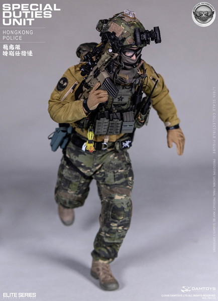 ダムトイ 1/6 香港警察SDU（スペシャル・デューティーズ・ユニット）アクションフィギュア