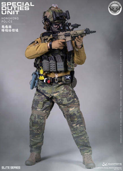 ダムトイ 1/6 香港警察SDU（スペシャル・デューティーズ・ユニット）アクションフィギュア