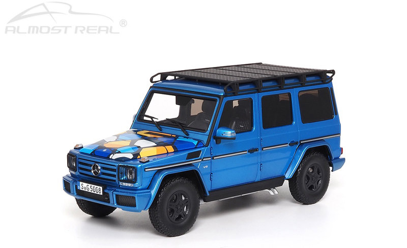 820616 Mercedes-Benz G-Class ＃Gventure300k - Metallic Blue 1/18