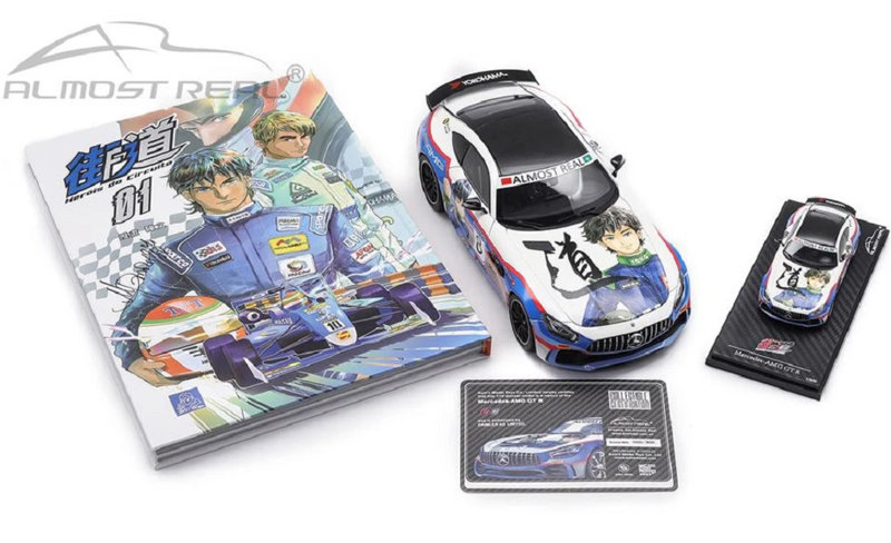 820700 Mercedes-AMG GT R - 2017 - Circuit Heroes Version Set （820709 1/18 and 420719 1/43）