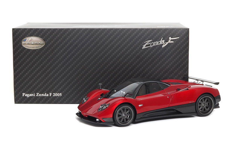 850406001 Pagani Zonda F - 2005 - Rosso Monza 1/18