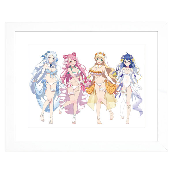 転生したら第七王子だったので、気ままに魔術を極めます 描き下ろしキャラファイングラフ ウエディング水着 A4