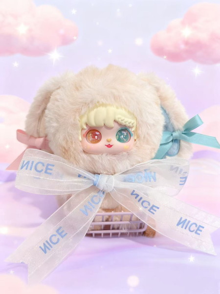 008_Lucky Deer Nai Sanmi Bunny Sweet Bud Bunny（スイートバッドバニー）シリーズ トレーディングプラッシュ（1BOX=6個入）