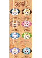 009_MEI YI YOU ART TOY Samuel パッピーパパシリーズ トレーディングプラッシュ（1BOX=6個入）