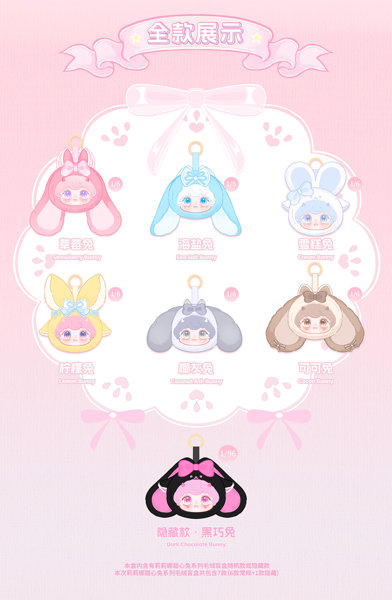 MomoPop Lilina スイートバニーシリーズ トレーディングプラッシュ（1BOX=6個入）