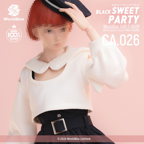 ワールドボックス 1/6 女性用アウトフィット ブラック・スウィート・パーティ セット