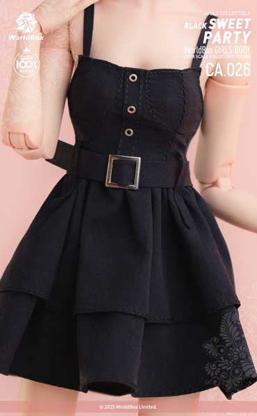 ワールドボックス 1/6 女性用アウトフィット ブラック・スウィート・パーティ セット