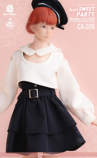 ワールドボックス 1/6 女性用アウトフィット ブラック・スウィート・パーティ セット