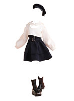 ワールドボックス 1/6 女性用アウトフィット ブラック・スウィート・パーティ セット