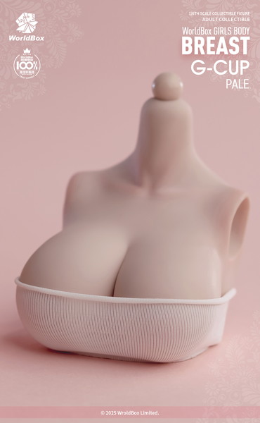 ワールドボックス 1/6 ガールズボディ用 Gカップ 交換パーツ ホワイト