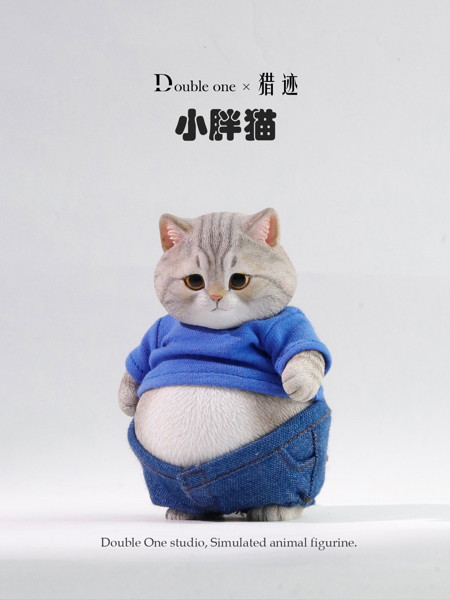 ダブルワン x リエジ 1/6 ぽっちゃりキャット サバトラ