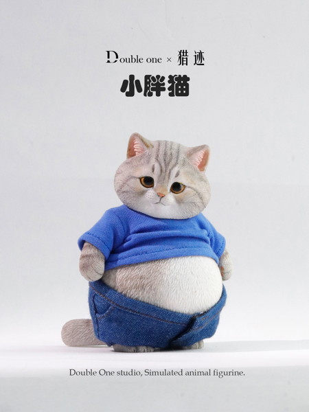 ダブルワン x リエジ 1/6 ぽっちゃりキャット サバトラ