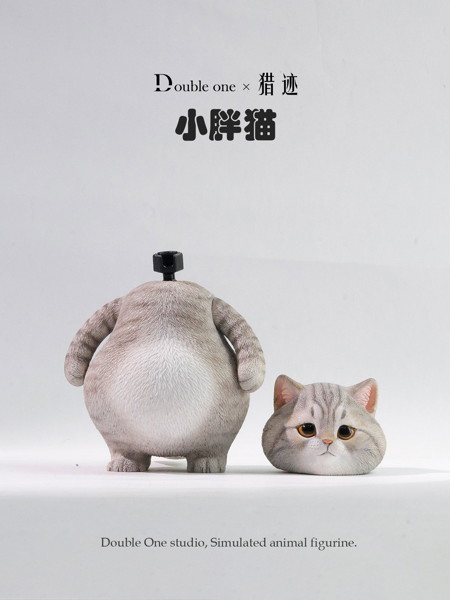 ダブルワン x リエジ 1/6 ぽっちゃりキャット サバトラ
