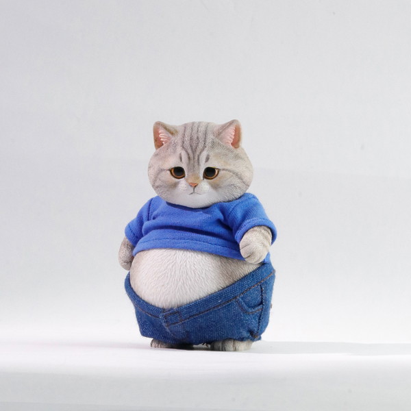 ダブルワン x リエジ 1/6 ぽっちゃりキャット サバトラ