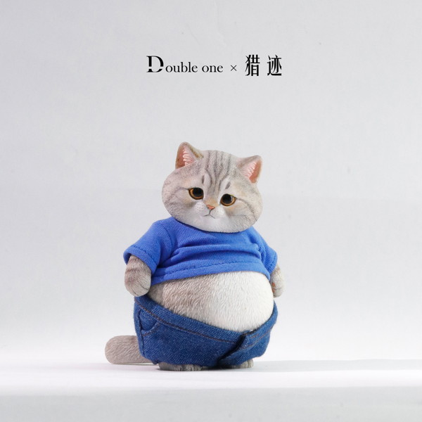 ダブルワン x リエジ 1/6 ぽっちゃりキャット サバトラ