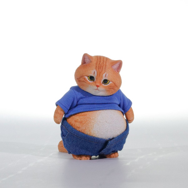 ダブルワン x リエジ 1/6 ぽっちゃりキャット 茶トラ