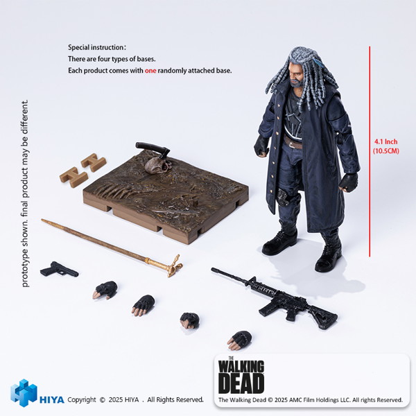 ウォーキング・デッド 1/18 アクションフィギュア エゼキエル