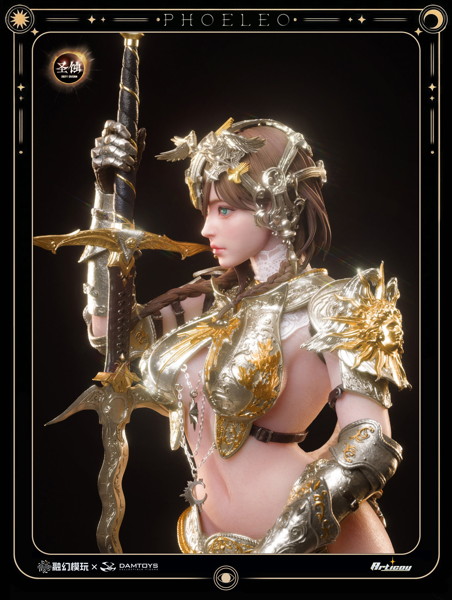 フュージョンファンタジー x ダムトイ 1/6 コレクティブル アクションフィギュア ディエティ・イロージョン シリーズ ホワイトアウル ― フィリオ 造形ヘア版