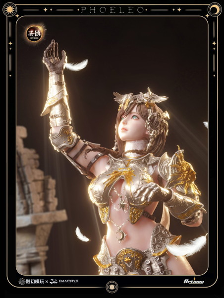 フュージョンファンタジー x ダムトイ 1/6 コレクティブル アクションフィギュア ディエティ・イロージョン シリーズ ホワイトアウル ― フィリオ 造形ヘア版