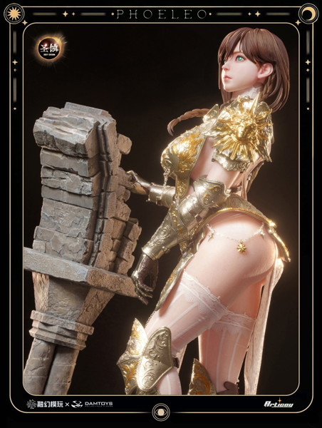 フュージョンファンタジー x ダムトイ 1/6 コレクティブル アクションフィギュア ディエティ・イロージョン シリーズ ホワイトアウル ― フィリオ 造形ヘア版