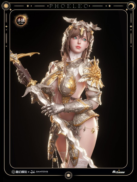 フュージョンファンタジー x ダムトイ 1/6 コレクティブル アクションフィギュア ディエティ・イロージョン シリーズ ホワイトアウル ― フィリオ 造形ヘア版