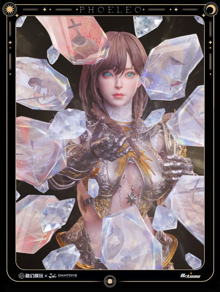 フュージョンファンタジー x ダムトイ 1/6 コレクティブル アクションフィギュア ディエティ・イロージョン シリーズ ホワイトアウル ― フィリオ 造形ヘア版