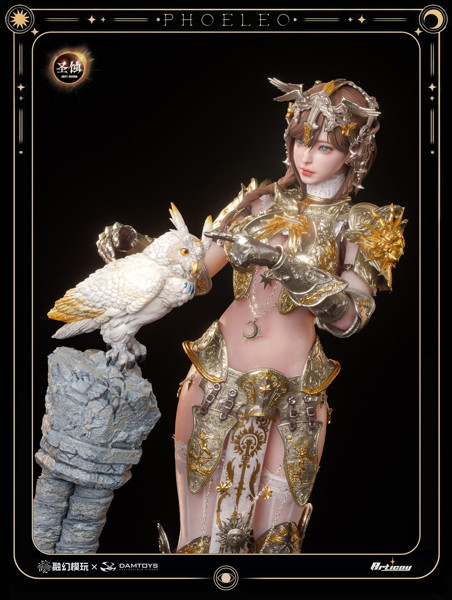 フュージョンファンタジー x ダムトイ 1/6 コレクティブル アクションフィギュア ディエティ・イロージョン シリーズ ホワイトアウル ― フィリオ 造形ヘア版