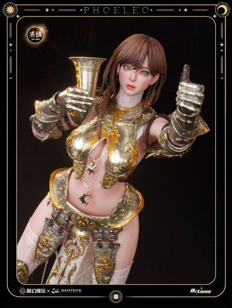 フュージョンファンタジー x ダムトイ 1/6 コレクティブル アクションフィギュア ディエティ・イロージョン シリーズ ホワイトアウル ― フィリオ 造形ヘア版