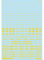 1/100 GM コーションデカール No.15「リアルスタイル＃1」イエロー