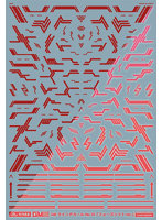 1/144 GM ラインデカール No.16「フェーズシフト-dp-」レッド＆ネオンレッド