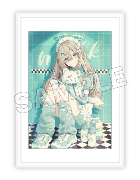 BREAK TIME 複製画08 Milky angel【赤倉】