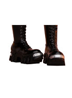 ワールドボックス 1/6 女性用アウトフィット ツーウェイ ブルドーザーブーツ ブラック