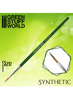 グリーンシリーズ 合成毛 丸筆 サイズ 1