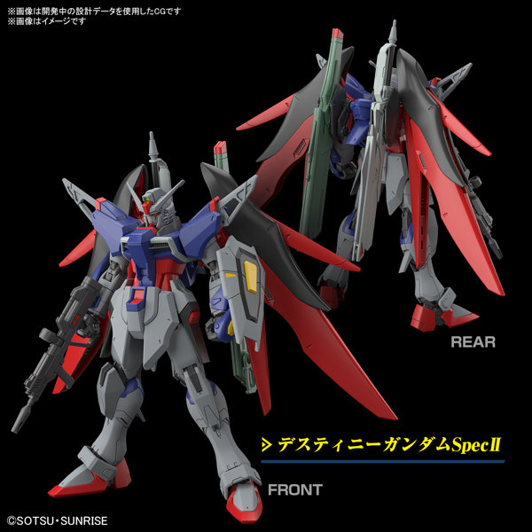 HG 1/144 デスティニーガンダムSpecII＆ゼウスシルエット