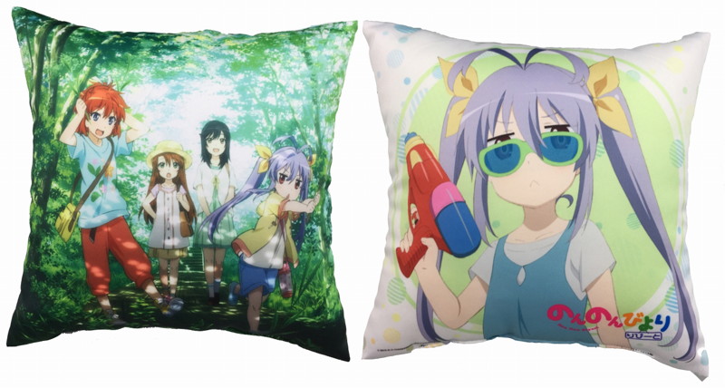 のんのんびより りぴーと ほおずりクッション