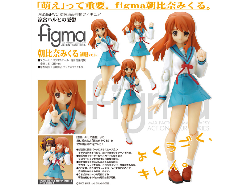 figma 涼宮ハルヒの憂鬱 朝比奈みくる 制服Ver.