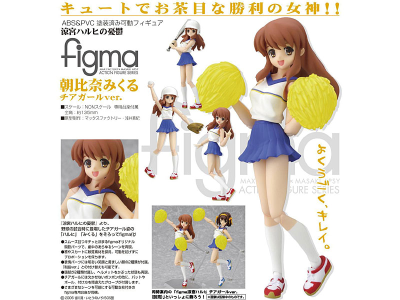 figma 涼宮ハルヒの憂鬱 朝比奈みくる チアガールVer.