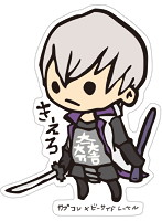 CAPCOM×B-SIDE LABEL ステッカー BASARA 石田